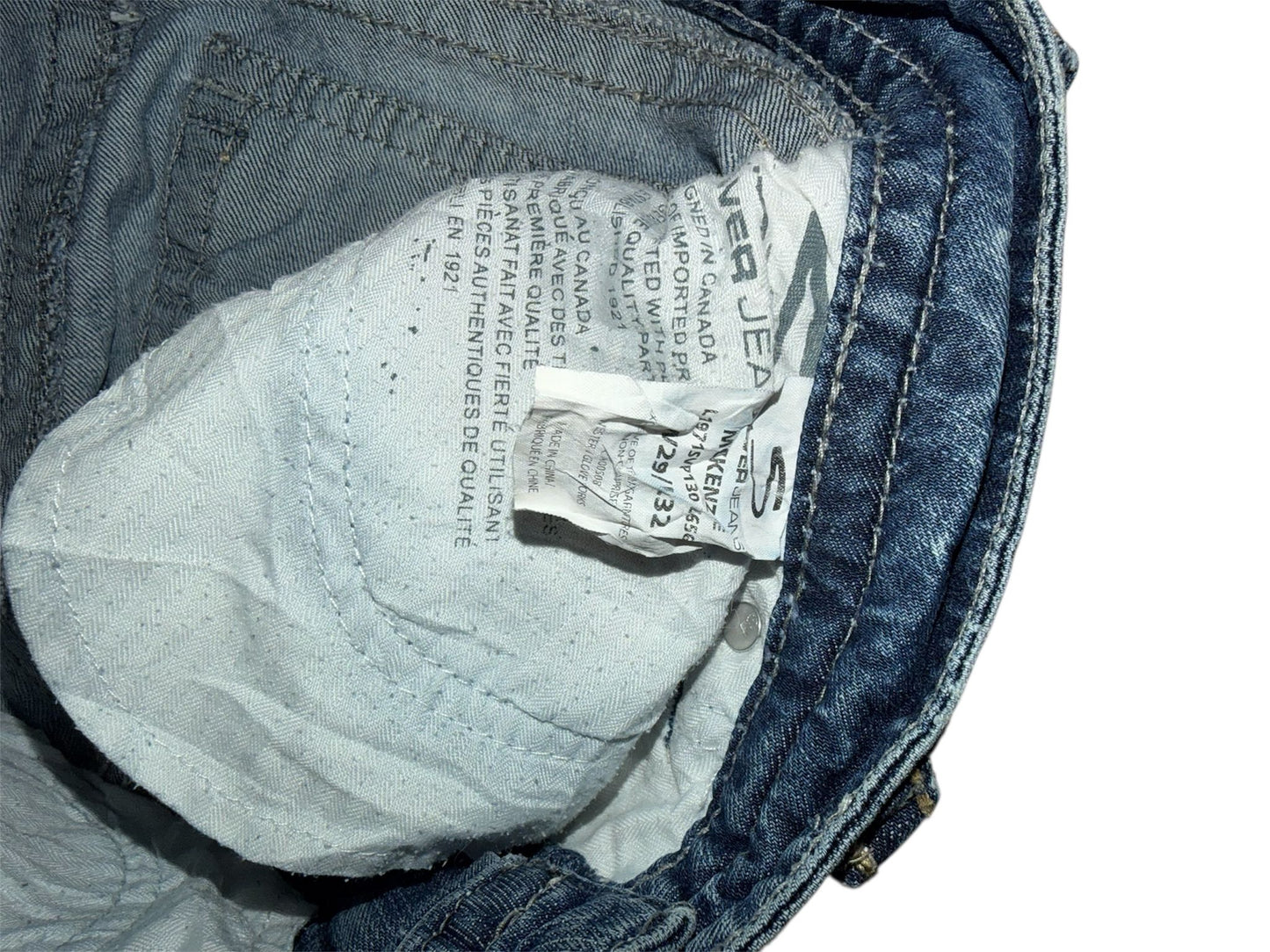 Silver Jeans Straight Fit – W29 L32 met Scheuren