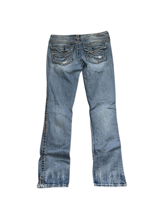 Silver Jeans Straight Fit – W29 L32 met Scheuren