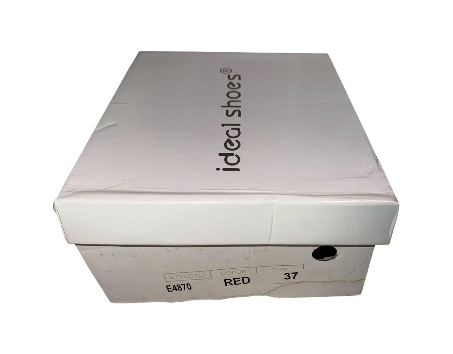 Ideal Shoes rode lange laarzen – maat 37