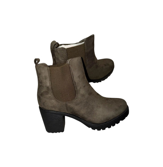 Kayla enkellaarsjes groen maat 41