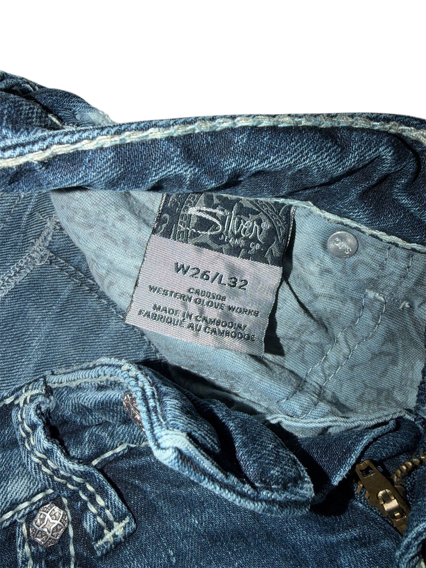 Silver Jeans straight fit Vintage Broek – W26 L32