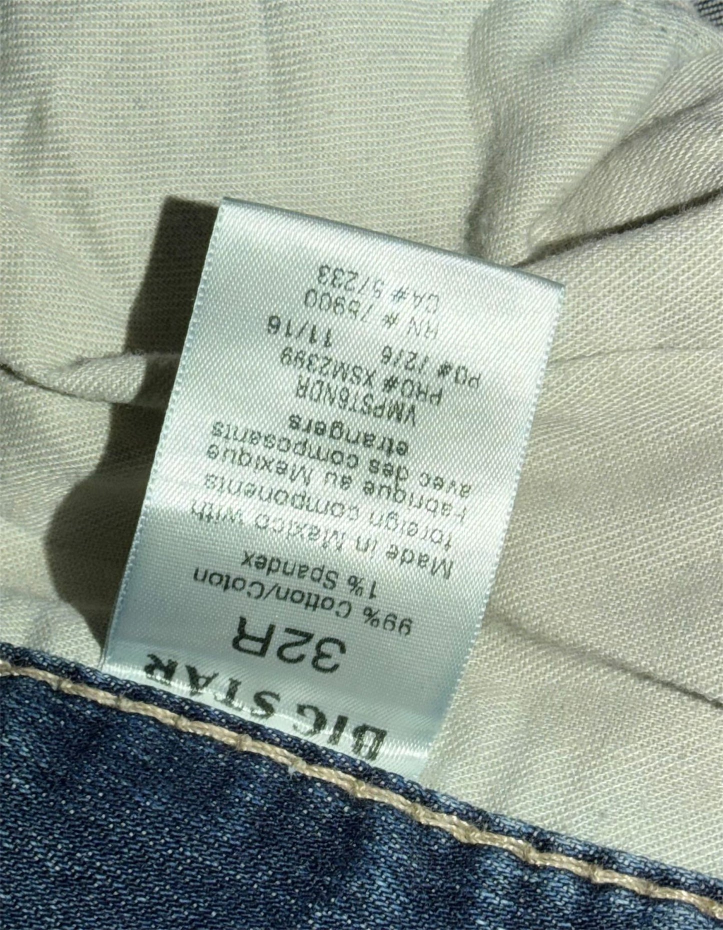 Big Star Pioneer Straight Fit Broek 32R