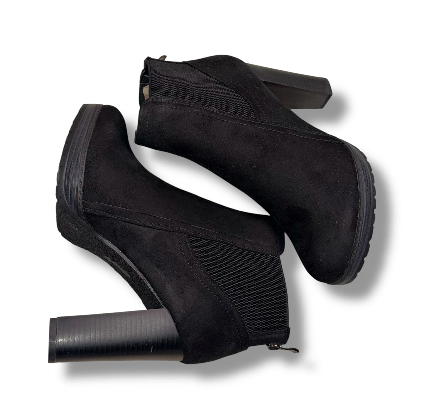 Kayla enkellaarsjes zwart – maat 41