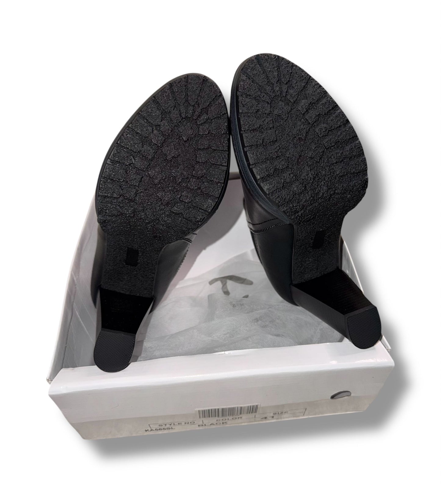 Kayla enkellaarsjes zwart maat 41