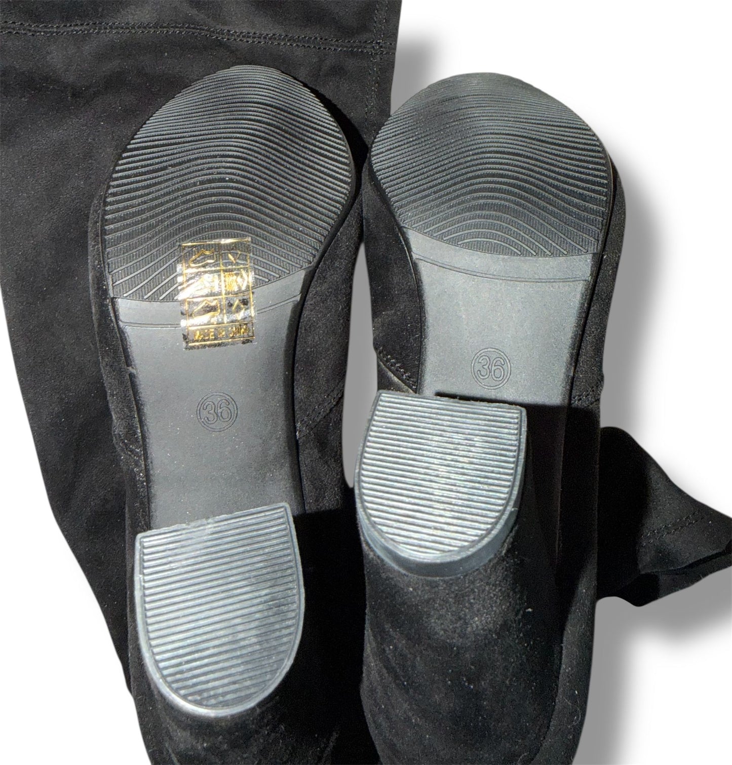 Kayla overknee zwarte laarzen maat 36