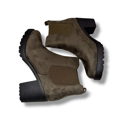 Kayla enkellaarsjes groen maat 41