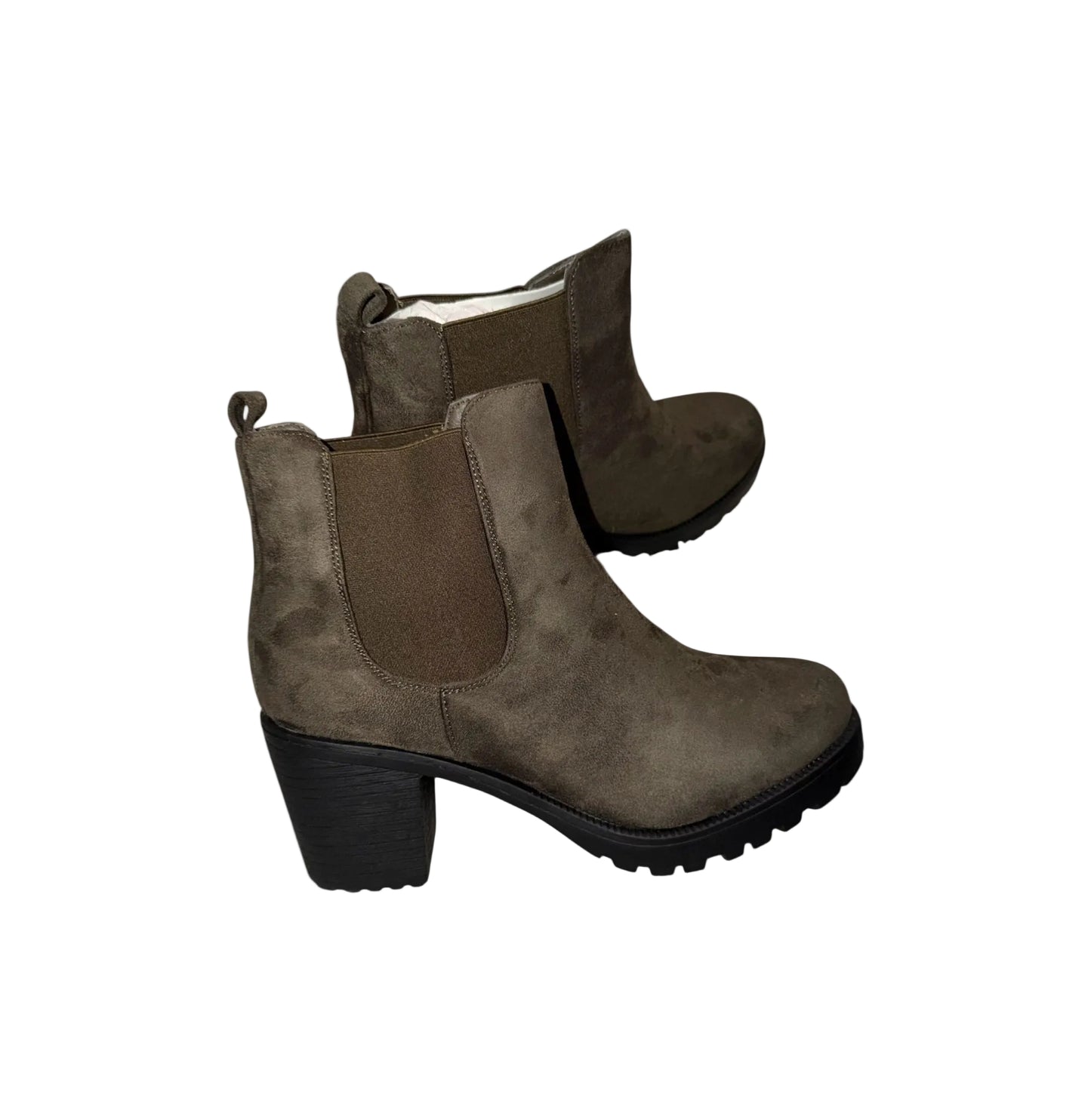 Kayla enkellaarsjes groen maat 41