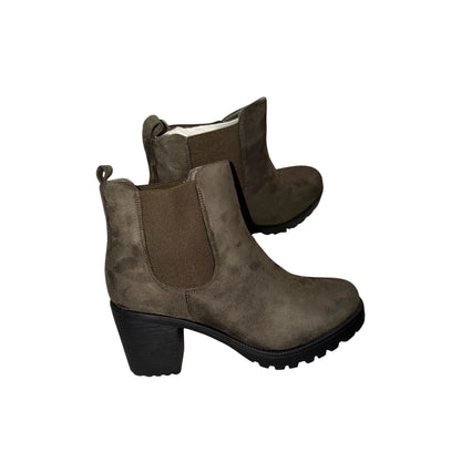 Kayla enkellaarsjes groen maat 41