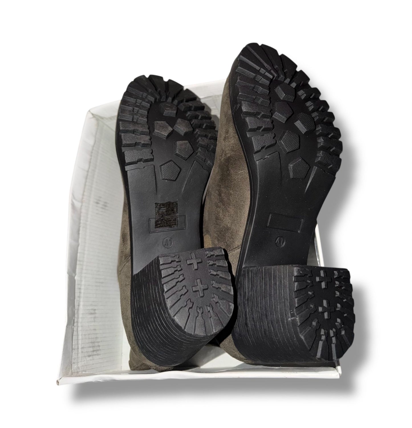 Kayla enkellaarsjes groen maat 41